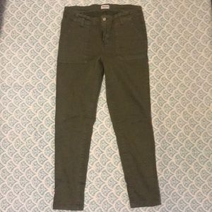 Kensie Olive Green Stretch Skinny Pants